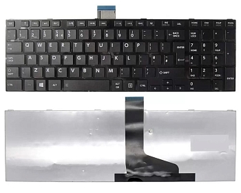 Клавиатура для ноутбука Toshiba Satellite L850, L875, P850, черная, c рамкой