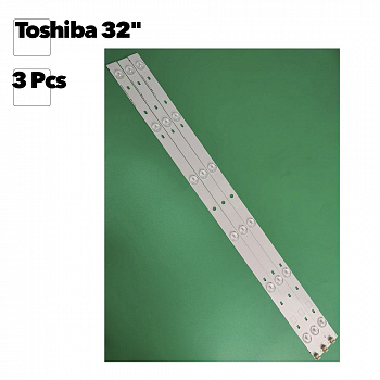 Светодиодная подсветка для телевизоров Toshiba 32" 6 LED SVT320AF5 P1300 6LED REV03 (комплект 3 шт.)